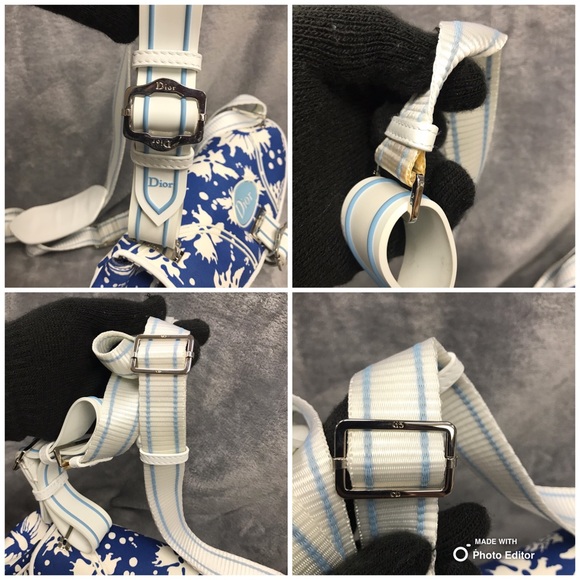 CHRISTIAN DIOR CROSSBODY SLING HIBISCUS BAG obo - Picture 5 of 8